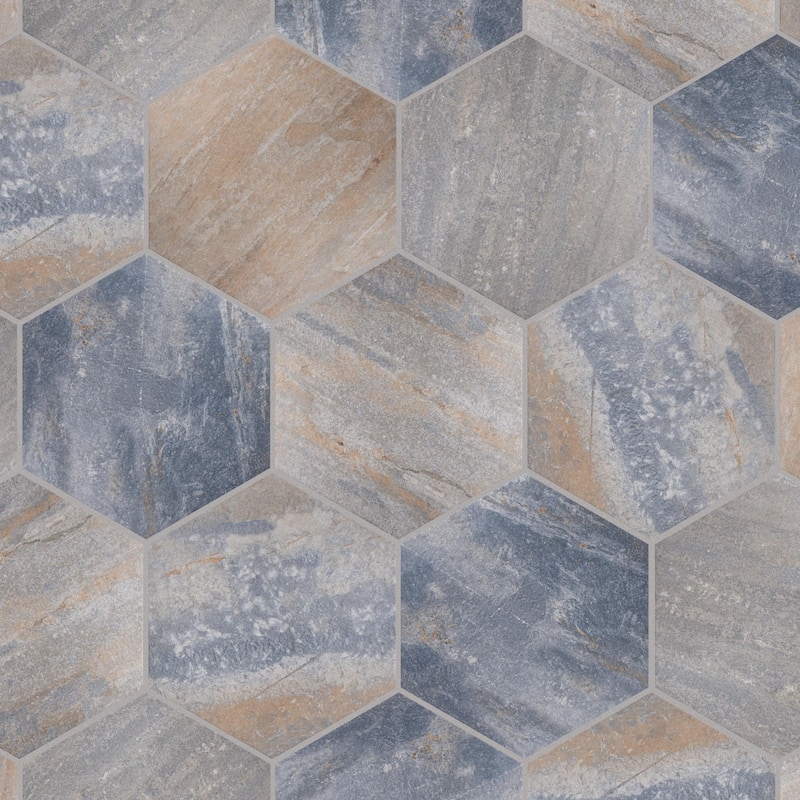 Merola Tile Pompeya Grand Hex 19" x 22" Porcelain Floor and Wall Tile