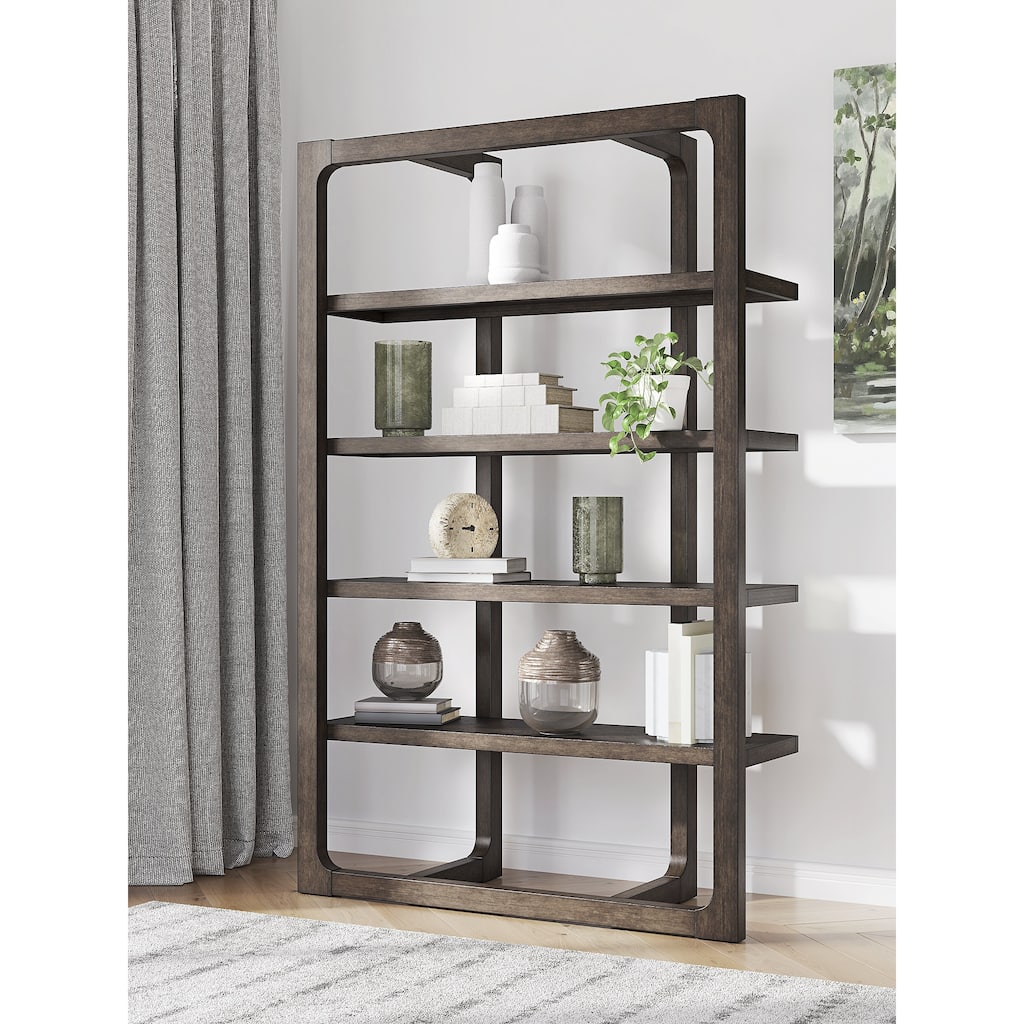Signature Design by Ashley Breckington Brown 76" Bookcase - 40" W x 15.5" D x 76" H