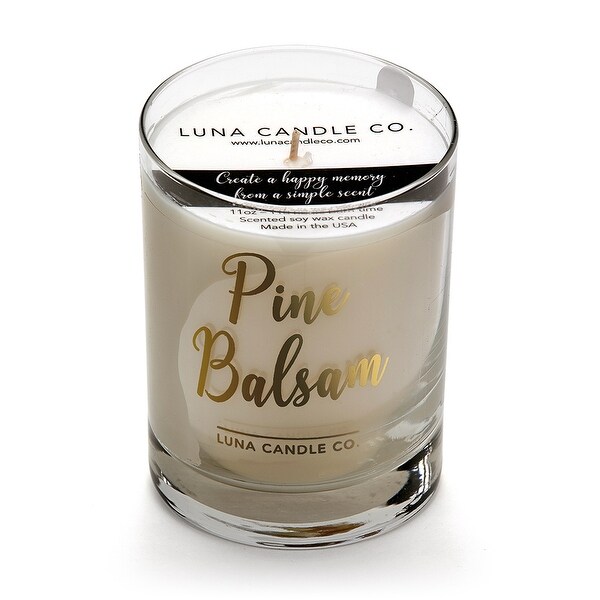 Pine Balsam Scented Jar Candle,Soy Wax,Gift for Home & Occassions
