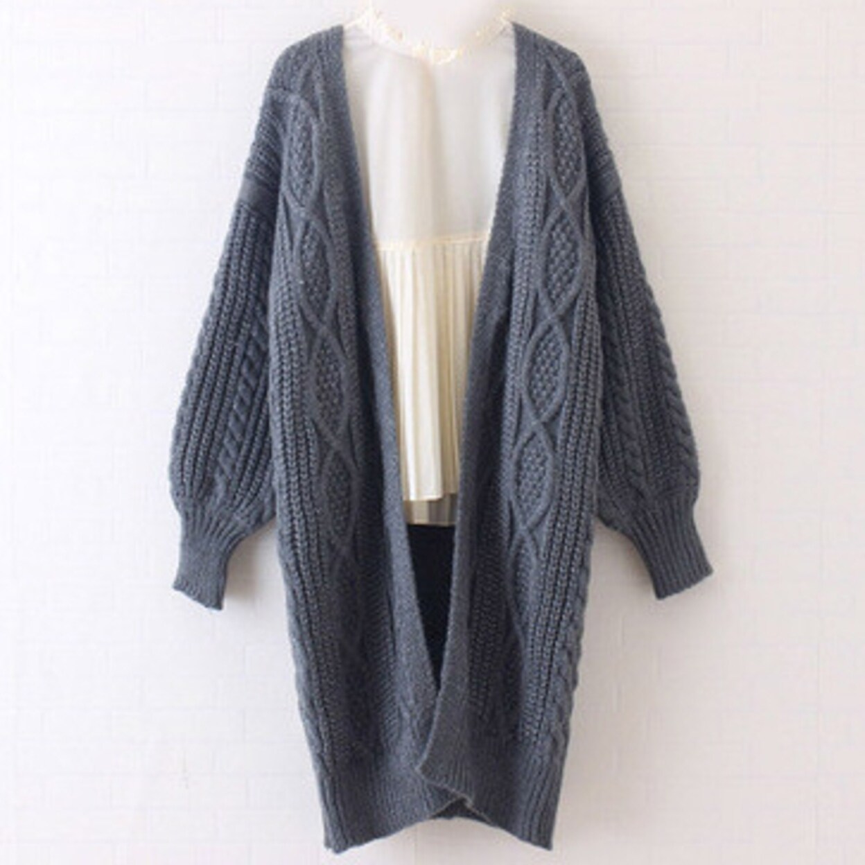 long oversized cardigan