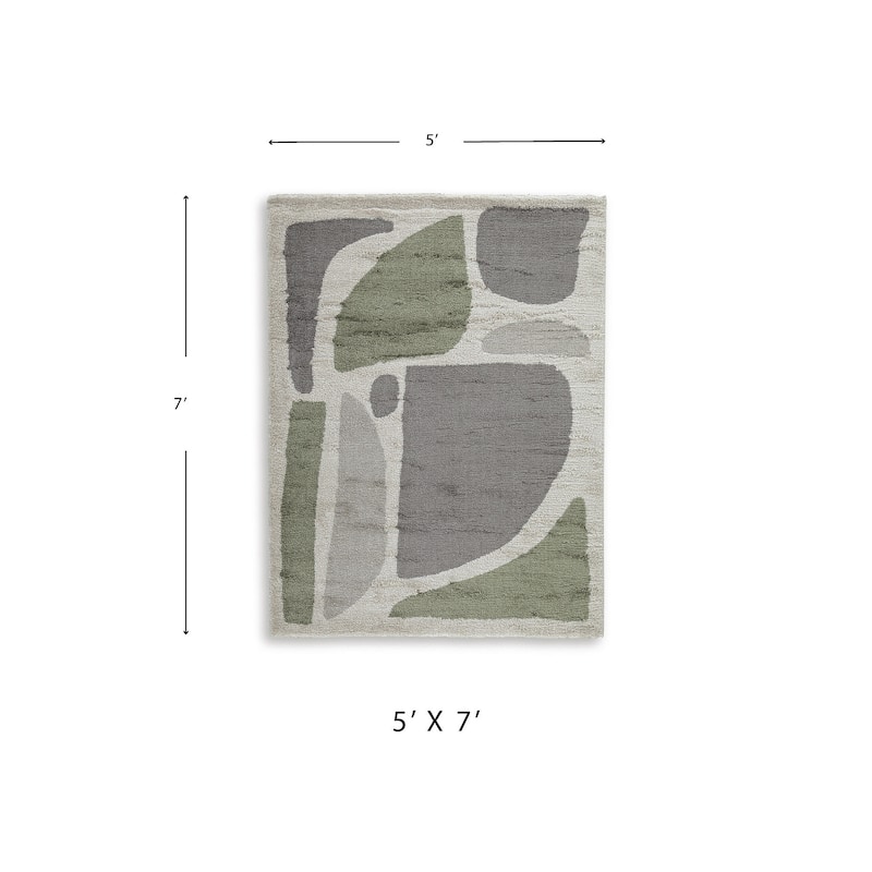 Signature Design by Ashley Anburgh Green/Gray Rug