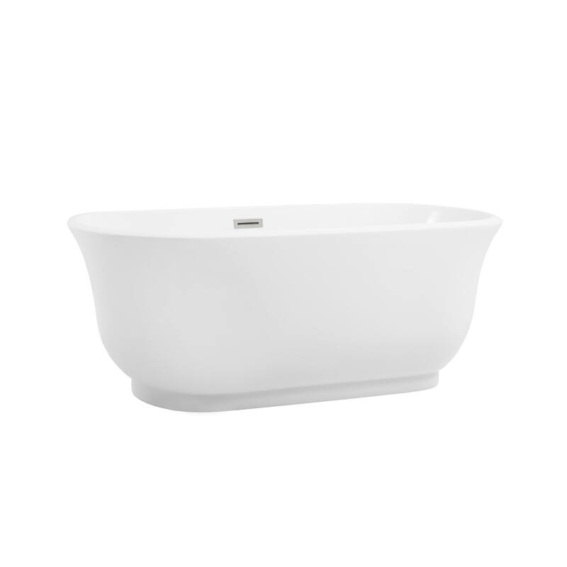Cameron Soaking Bathtub in Glossy White