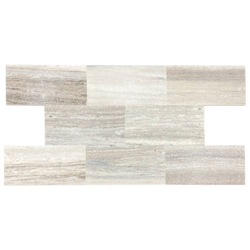 Apex Marble 3" x 6" Honed Tile - 1 Box (6 sqft) - Grey