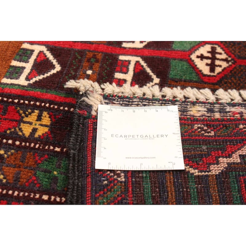 ECARPETGALLERY Hand-knotted Teimani Brown Wool Rug - 3'10 x 7'0