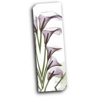 Calla Lilies in Purple 8x24 Gallery Wrapped Stretched Canvas - Bed Bath ...