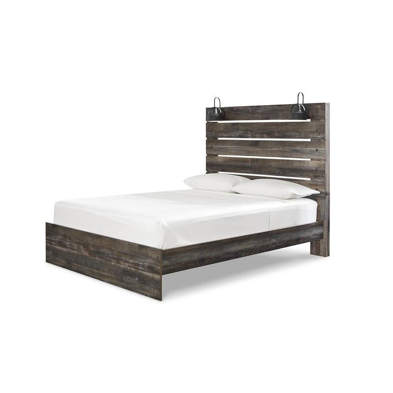 Drystan Rustic Panel Bed