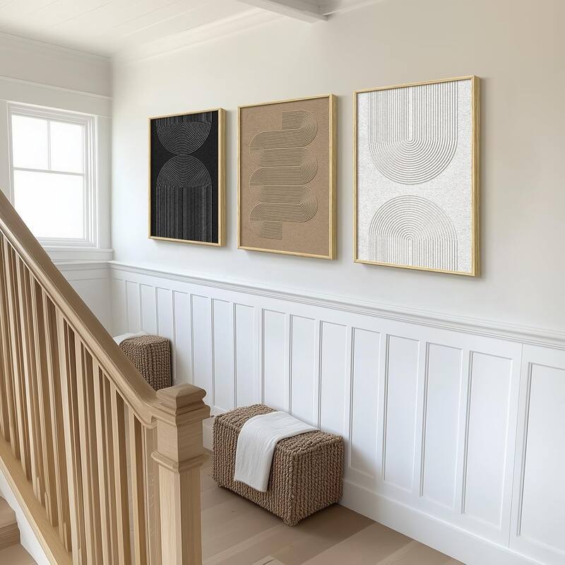 Paintings Artwork for Walls, Minimalist Geometric Pictures