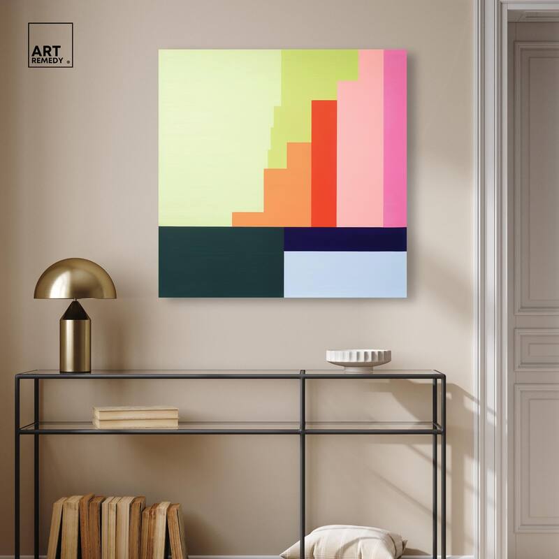 Rectilinear Rhapsody I Canvas by Art Remedy, Gallery Wrapped
