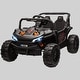 preview thumbnail 3 of 1, 12V Dual-Motor Kids UTV Ride-On Car, 3.7 MPH, 4-Wheel Suspension, Remote Control, LED Lights, Music & Horn for Toddlers Black