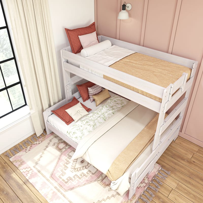 Max and Lily Farmhouse Twin XL over Queen Bunk Bed