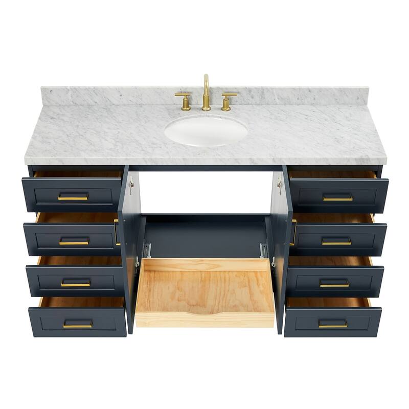 Ariel Q067SCWOVO Taylor 67" Free Standing Single Basin Vanity Set with