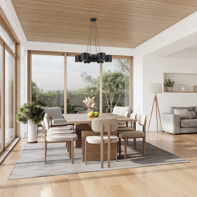 Designers Fountain D353C-7CH Fleur Oasis 7 Light 30" Wide Chandelier