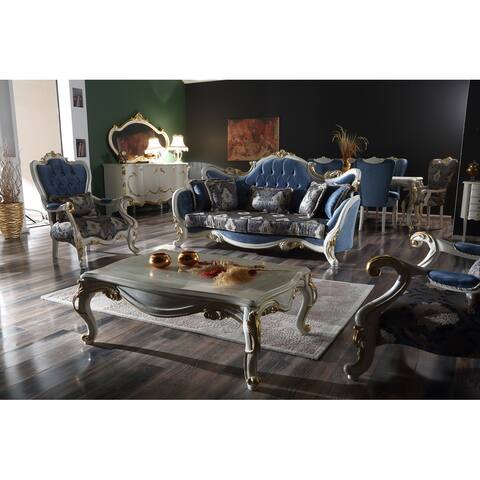 Honyy 98" Traditional Flared Arms Sofa