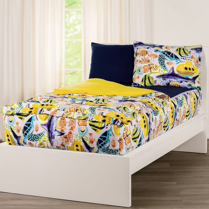 Siscovers Beneath The Waves Bunkie Deluxe Zipper Bedding Set - Full