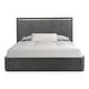 preview thumbnail 20 of 22, Furniture of America Piez Modern 3-Piece Ash Grey Wood Platform Bedroom Set with 2-Drawer Nightstand