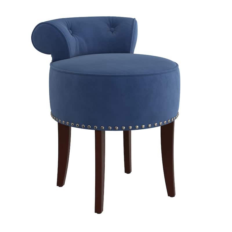 Hillsdale Furniture Lena Wood Vanity Stool