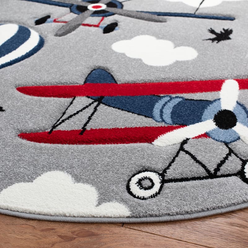 SAFAVIEH Carousel Kids Turi Airplane Rug