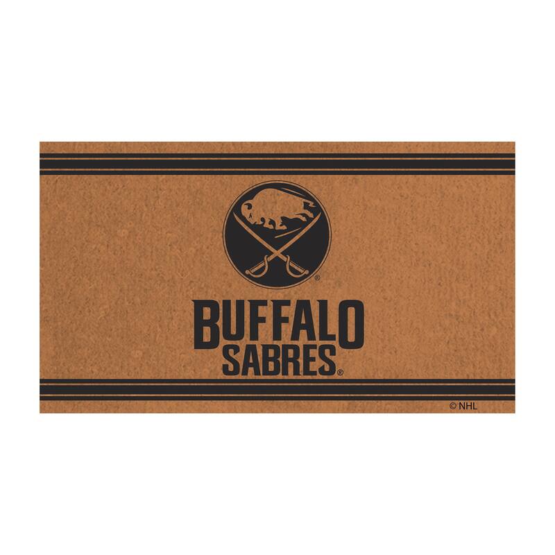 28 in. x 16 in. Buffalo Sabres, Coir Mat
