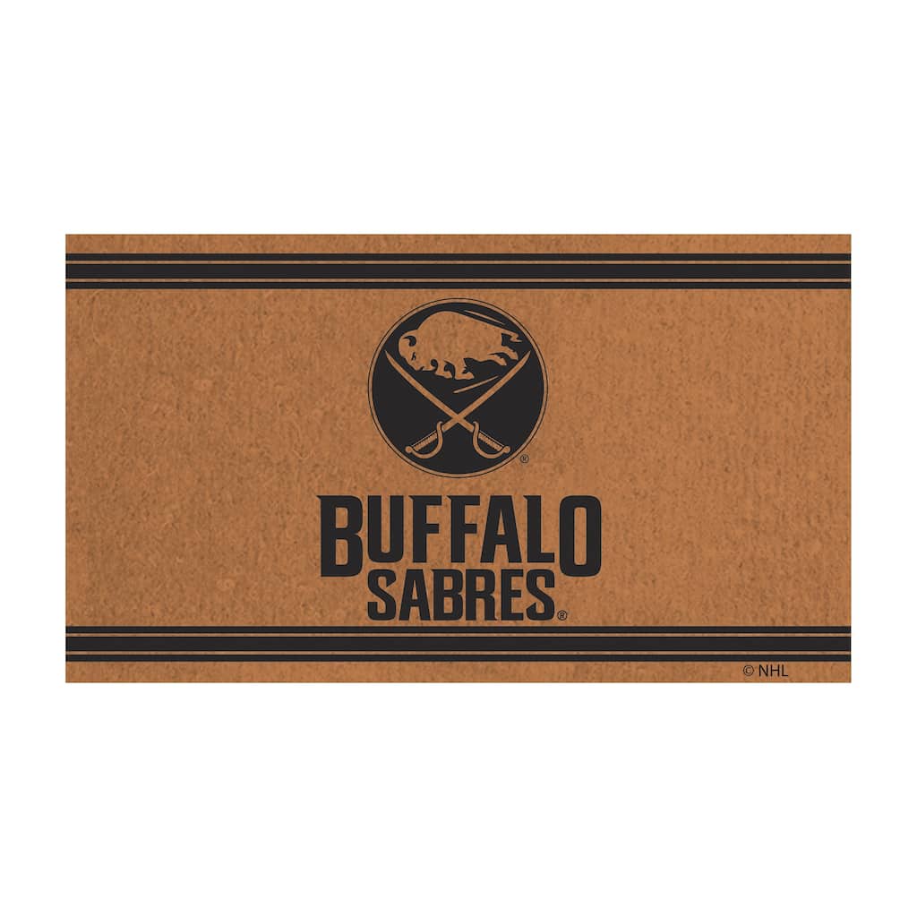 28 in. x 16 in. Buffalo Sabres, Coir Mat