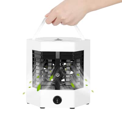 Portable Air Conditioner, USB Powered Desktop Cooling Fan for Office