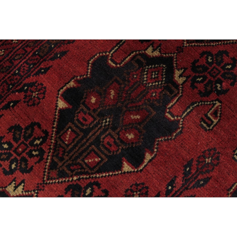 Tribal Biljik Khal Mohammadi Clarinda Wool Rug - 3'5" x 4'10"
