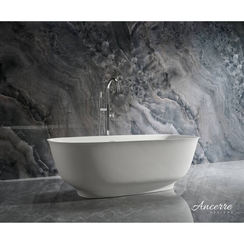 Fiore Freestanding Solid Surface Bathtub