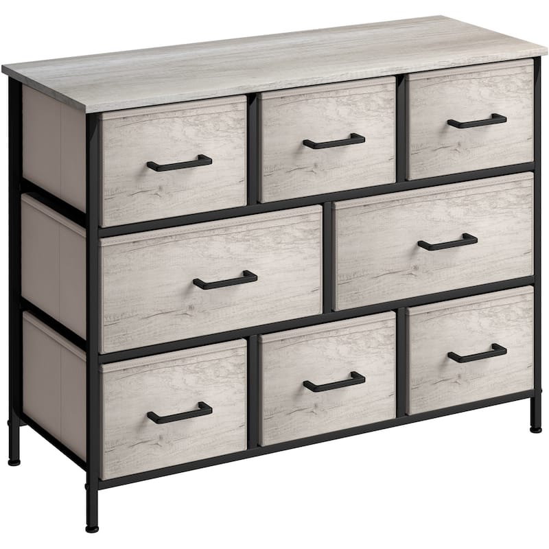 Dresser w/ 8 Drawers Furniture Storage Chest for Clothing Organization