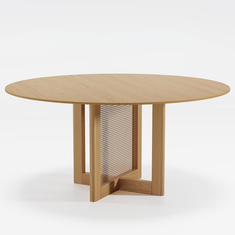 Solid Wood Round Dining Table 4-6 People