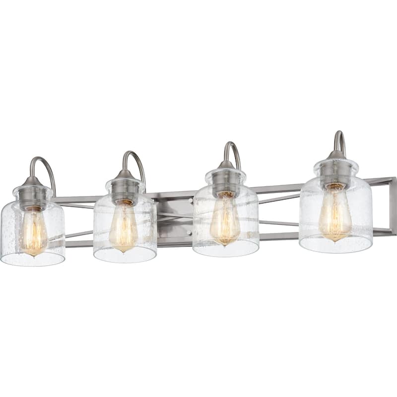 Bartley 4-Light Brushed Nickel Vanity Light