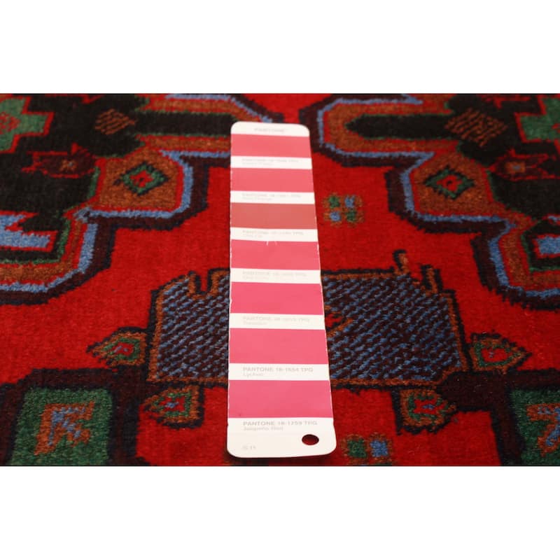 Teimani Red Rug 3'0" x 4'4" - 3'0 x 4'4
