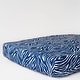 preview thumbnail 3 of 9, Rizzy Home Zebra Print Cotton Fitted Cribsheet - 28" X 52"