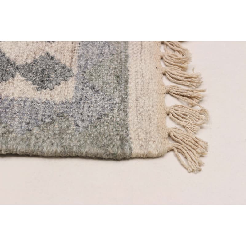 Ankara Grey Kilim 5'3" x 7'6" - 5'3 x 7'6