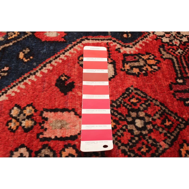 ECARPETGALLERY Hand-knotted Andelz Red Wool Rug - 3'1 x 10'2