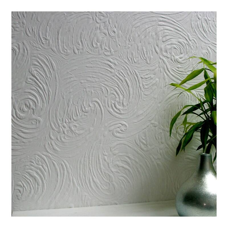 Brewster Richard Paintable Supaglypta Wallpaper - 20.5 x 396 x 0.025