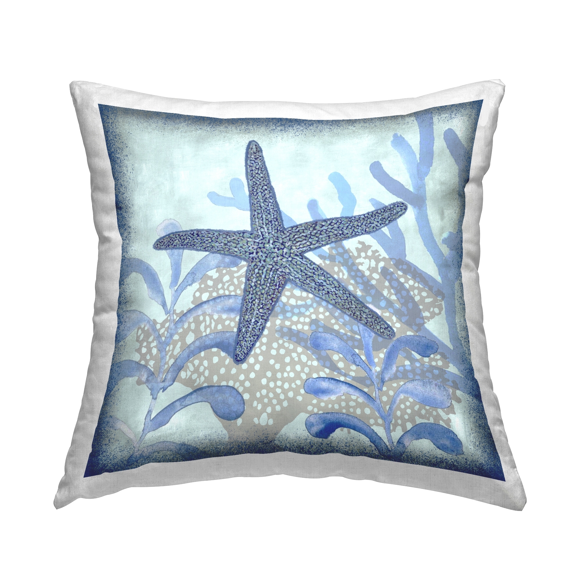 Navy coral throw 2025 pillows