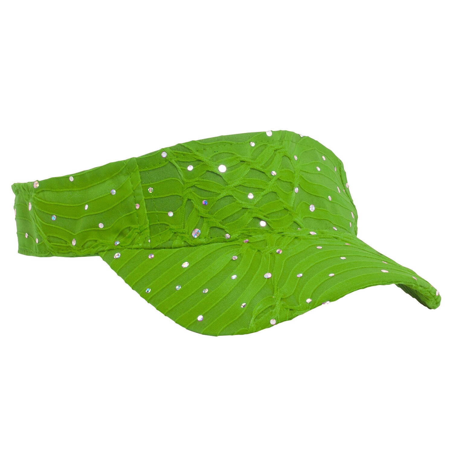 Glitter Visor-Lime
