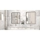 preview thumbnail 56 of 141, Apmir Metal Frame Tempered Glass Bathroom Vanity Mirror for Wall, Cloakroom, Bedroom