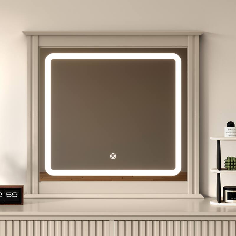 Smart LED Vanity Mirror with 3-Color Light