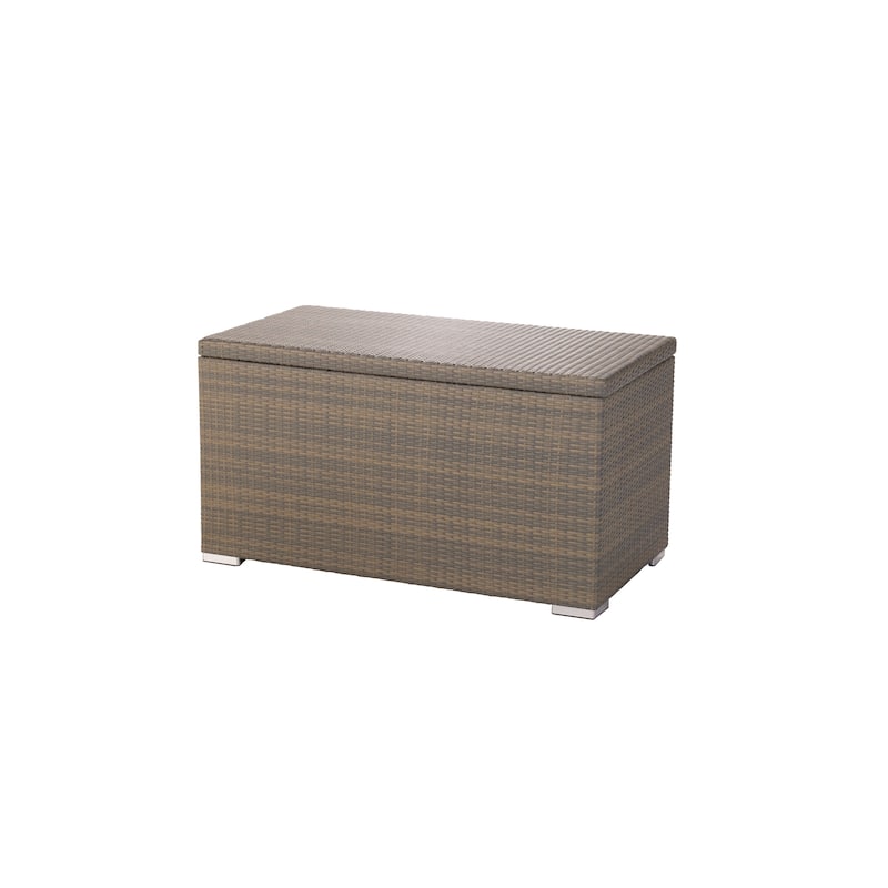 Sicuro Wicker Storage Deck Box - 47" - Tan