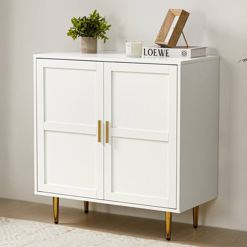 2-Door Storage Cabinet with Adjustable Shelves