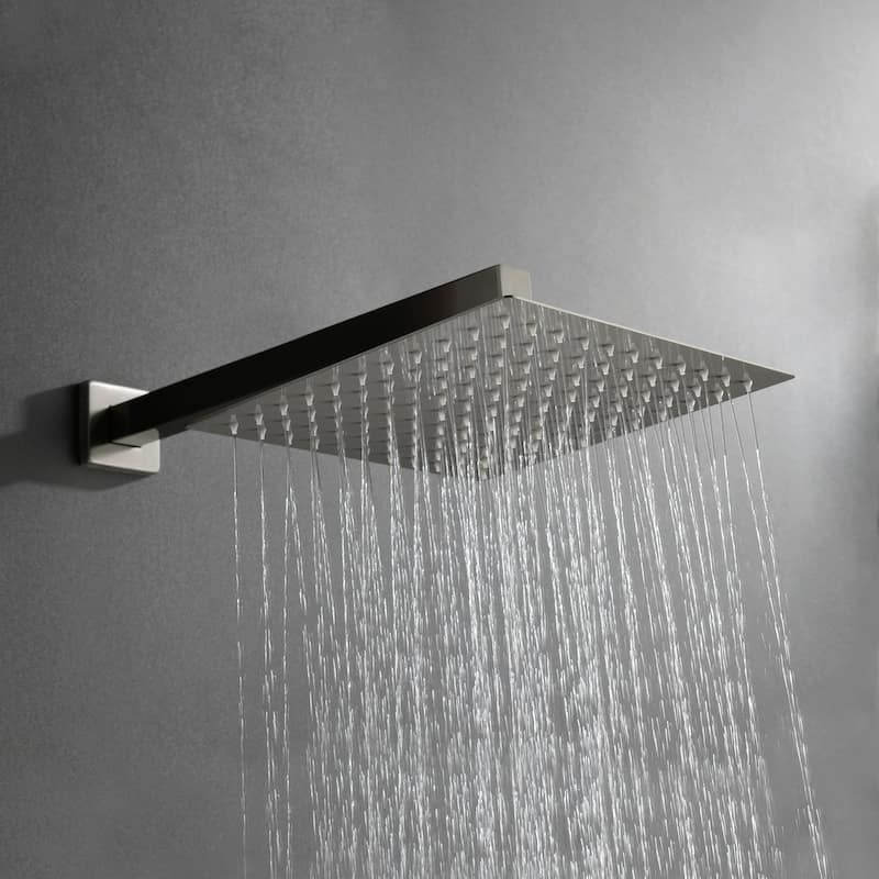 Wall Mount Complete Shower System With Rough-in Valve