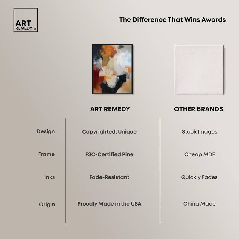 Earth and Fire II Canvas by Art Remedy