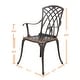 preview thumbnail 5 of 11, NUU GARDEN 5-piece Antique Bronze Cast Aluminum Patio Dining Set