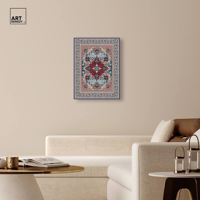 Ornamental bloom Canvas by Art Remedy, Gallery Wrapped