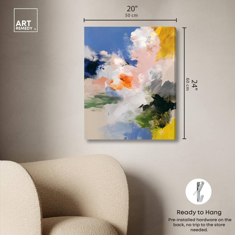 Clouds and Color I Canvas by Art Remedy, Gallery Wrapped