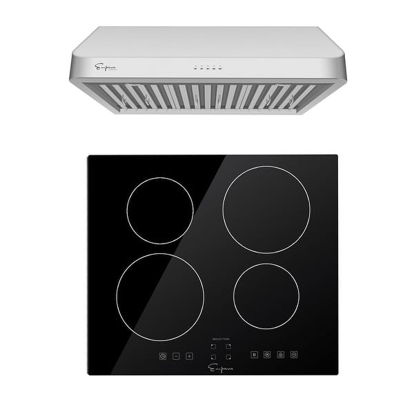 2 Piece Kitchen Appliances Packages Including 24" Induction Cooktop and