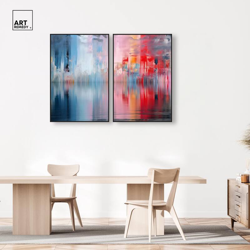 Prism on Water Canvas Set of 2 by Art Remedy