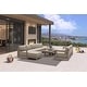 preview thumbnail 79 of 85, PURPLE LEAF Caesar Khaki Outdoor Couch with 9.6" Thick Cushion and Table for Yard Porch Deck Outdoor Patio Conversation Sets 8 Seats+2 Ottomans+1 Table - Enclosed