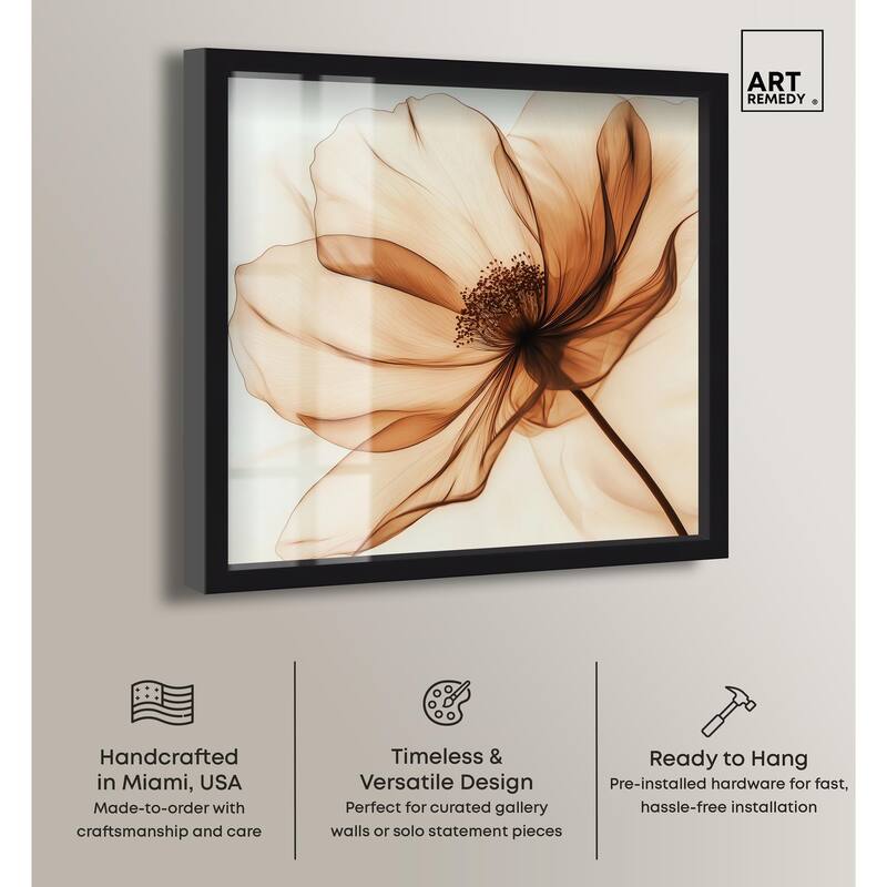 Fragile Elegance II Shadowbox by Art Remedy