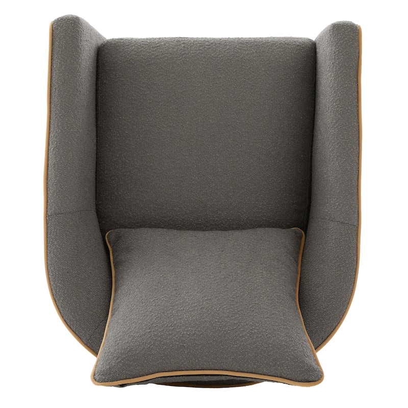 Christopher Knight Home - Averly Modern Upholstered Swivel Accent Chair with Curved Arms